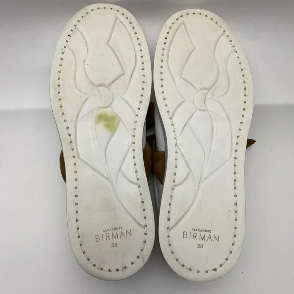 Alexandre Birman Shearling Sneakers Size 38